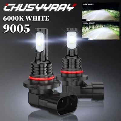 Para KIA Sportage 2017-2019 Faro LED 9005 HB3 Blanco Bombilla de haz alto/bajo POR Foto 1 de 4