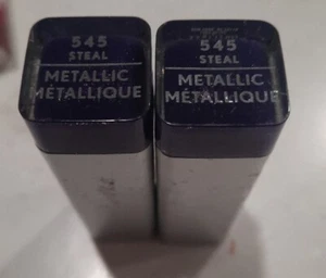2 COVERGIRL EXHIBITIONIST Metallic Lipstick, # 545 Steal - Picture 1 of 5