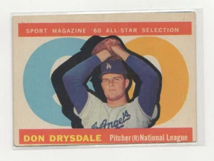 SIE WÄHLEN AUS - 1960 Topps #367 - #572 Singles VINTAGE ROOKIE RC STAR HOF 712 - Bild 1 von 65