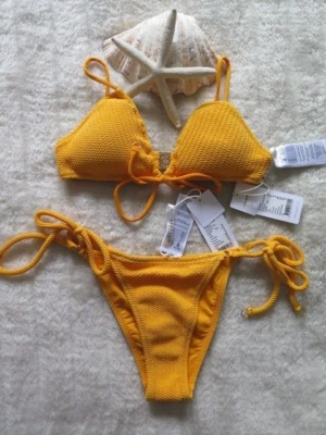 SALE Seafolly 8 Sea Dive Drawstring Bralette & 8 Tie Side Sea Dive Rio Rockmelon - Image 1 of 4