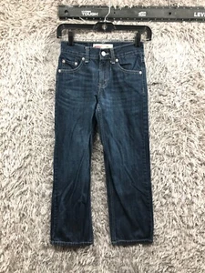 Pantalones de mezclilla rectos relajados para niños Levi's 550 talla 10 ajustados azul oscuro lavado - Imagen 1 de 11