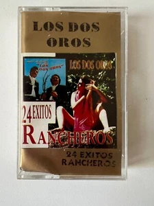 Los Dos Oros 24 Exitos Rancheros Cassette Tape Play Tested - Picture 1 of 5