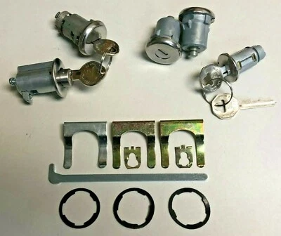 Complete OE Style Lock Set with Original GM Keys for 1962 Pontiac Tempest - Image 1 of 4