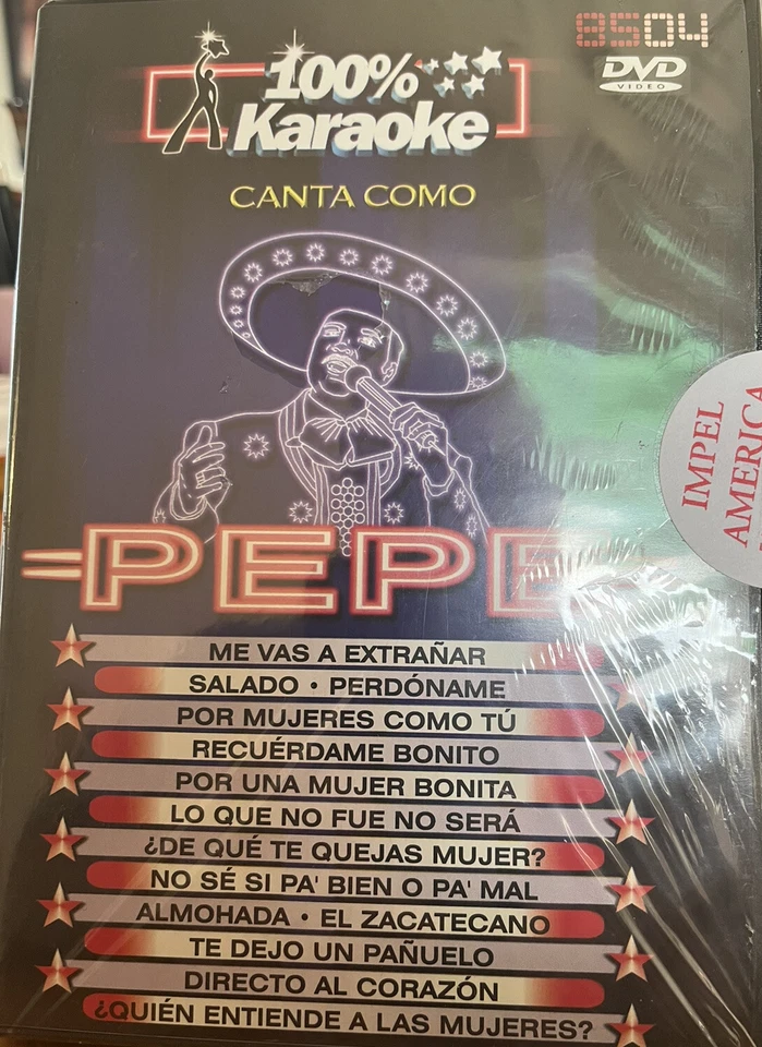 Mariachi: Canta Como Pepe Aguilar Cd Karaoke Sealed 100% Karaoke Multimusica 03 - Image 1 of 3