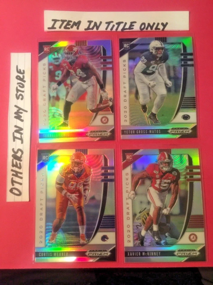 2020 panini prizm silver refractor rc curtis weaver boise state dolphins - Image 1 of 1