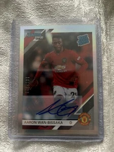 2019 Panini Donruss Aaron Wan-Bissaka Rating Rookie Auto - Bild 1 von 2