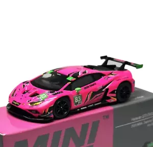 MINI GT 1:64 Lamborghini Huracan GT3 EVO2 #83 rosa pressofuso modellino auto bambini regalo - Foto 1 di 9