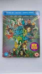 Suicide Squad (2016) 3D Blu-ray with 2D Blu-ray Steelbook - Brand new &unopened - Picture 1 of 2