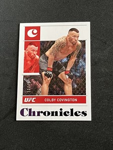 2022 Panini UFC Chronicles Purple Colby Covington #/49