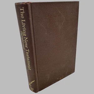 The Living New Testament Bible Paraphrased 1967 by Tyndale House Brown Hardcover - Bild 1 von 5
