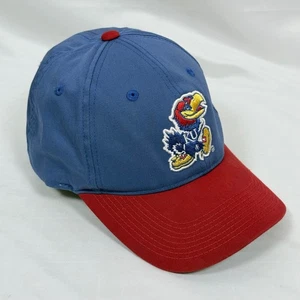 Kansas Jayhawks Outdoor Cap Baseball Mütze S/M College NCAA Rot Blau - Bild 1 von 11