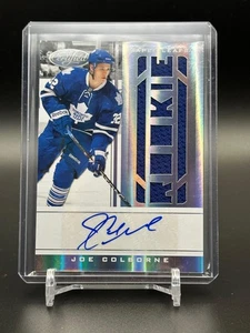 2011-12 Panini Certified #212 Joe Colborne SN RC MEM AU Toronto Maple Leafs - Picture 1 of 2