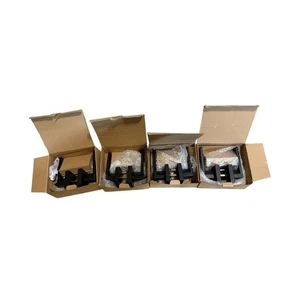 Plustool 4 Pack Matte Black Door Handles, Keyless Interior Door Knobs - Picture 1 of 8