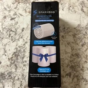 SparkPod 3er Pack Duschfilter Ersatzkartuschen - Universalgröße - Neu... - Bild 1 von 3