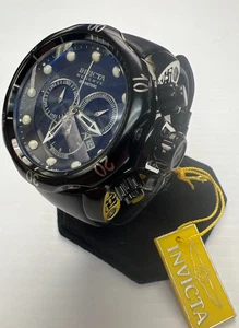 Invicta 52mm Reserve Venom Swiss Made Chronograph Schwarz Leder Uhr 20222 - Bild 1 von 12
