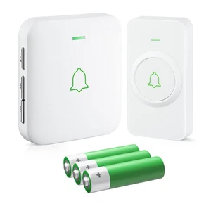 AVANTEK Fully Wireless Doorbell Battery Operated, Mini 1000 ft Rang IP55 - Picture 1 of 5