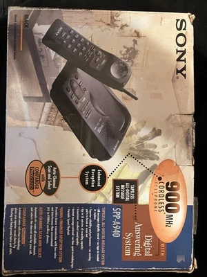 Sony SPP-A940 900 MHz Cordless Telephone Digital Answering Machine - Image 1 of 4