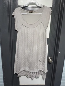 PIAZZA ROMA Kleid asymmetrisch geschnürter Saum femininer Stil Größe L - Bild 1 von 6