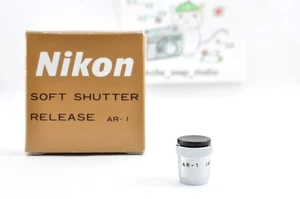 *Mint in Box* Nikon AR-1 Soft Shutter Release Button silver from Japan #7890_n - Picture 1 of 10