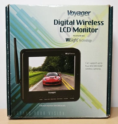 Voyager Digital Wireless LCD Monitor WVOM541AP WiSight Technology NEW /Open Box - Image 1 of 4