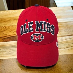 Ole Miss Rebels Strapback Cap Hat Embroidered Baseball Trucker Red Blue Zephyr - Picture 1 of 15