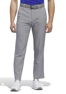 Pantalones de golf Adidas Adi Advantage para hombre de $70 talla 32 Wx32 L frente plano-gris-etiquetas nuevas Foto 1 de 4