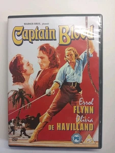 Captain Blood DVD 30s Vintage Film Movie Errol Flynn Olivia De Havilland UK - Picture 1 of 2