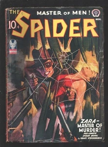 Spider 11/1942-Popular-"Zara-Master of Murder"-Cover art by Rafael DeSoto-Ed Rac - Picture 1 of 3