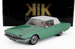Scala KK 1/18 Ford USA Thunderbird Landau Coupé 1966 verde bianco KKDC181383 - Foto 1 di 6