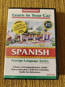 Learn in Your Car Spanish Level 1 - 3 Discs Box Set - Penton Overseas - Photo 1/7