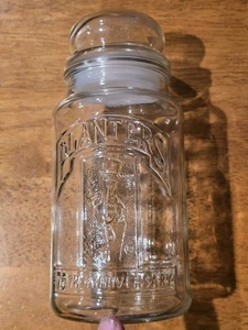 Planters Peanuts 75th Anniversary Vintage Glass Jar with Lid 1906-1981.Excellent - Picture 1 of 5
