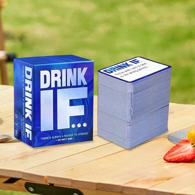 Fun Drink IF Hilarious Adult Drinking Game Party Card Game for Friends New 2025 - Image 1 of 4