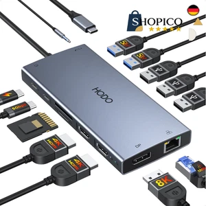 USB-C Triple Display Dockingstation | HDMI/DisplayPort Anschluss - Bild 1 von 8