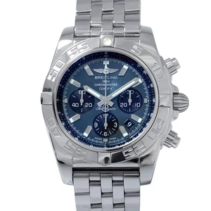 BREITLING Chronomat 44 Japan Limited Edition 400 44mm Stainless Steel Black ... - Picture 1 of 16