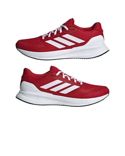 Scarpe Sneakers UOMO Adidas running Jogging RUNFALCON 5 Rosso