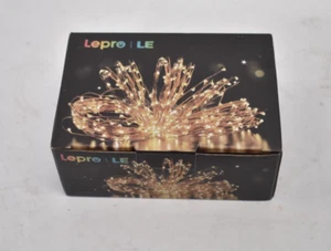 Lepro LE Lighting Ever Fairy Lights Plug In 33' 100 LED String Lights Warm - Picture 1 of 4