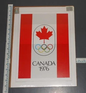 1976 CANADA OLYMPICS POSTER NOS 1996 ATLANTA OLYMPIC SOUVENIR 12" X 16" - Picture 1 of 1