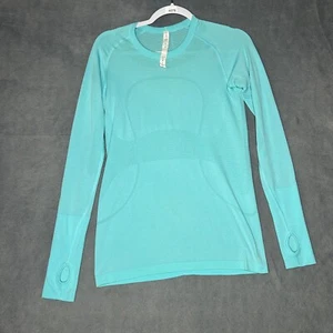 Lululemon Swiftly Tech Long Sleeve Top 2.0 Race Length Thumbholes Size 8 - Picture 1 of 8