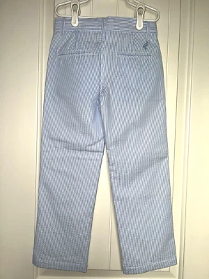 Pantalones Beaufort Bonnet Company Niños Azul Seersucker Talla 6 Completamente Forrados Preppy NUEVO Foto 1 de 4