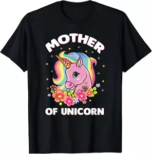 Mom Mother of Unicorn Daughter Son T Shirt Magical - Picture 1 of 7