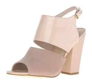 Nine West Womens Nude Beige Oresah High Heel Peep Toe Ankle Boots Shoes - Picture 1 of 1