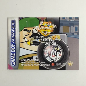 Animaniacs Lights, Kamera, Action! Anleitung Booklet Game Boy Advance GBA - Bild 1 von 5