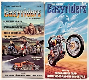 Easyriders Video Magazine Vols 3 & 12 ~ VHS Tested Motorcycle Biker - Picture 1 of 19