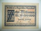BANCONOTA 10 MILLIONEN REICHSMARK GERMANIA 1923 SPL