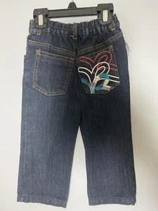 Vintage Rocawear Jeans Baby Size 18m Months Denim Pants Embroidered Logo Pocket - Picture 1 of 5