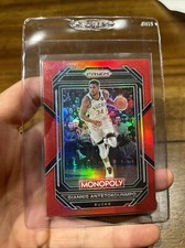 2022-23 Prizm Basketball Monopoly Giannis Antetokounmpo No. 49 Red /99