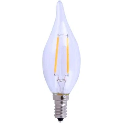 Elitco Lighting Odeya 4.11" 2.5W 5000K Clear Glass LED Light Bulb (Set of 10) - Image 1 of 2