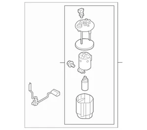 311102C100-DS Genuine FUEL PUMP & SENDER MODULE For Hyundai Tuscani 2006 /Fedex - Picture 1 of 1