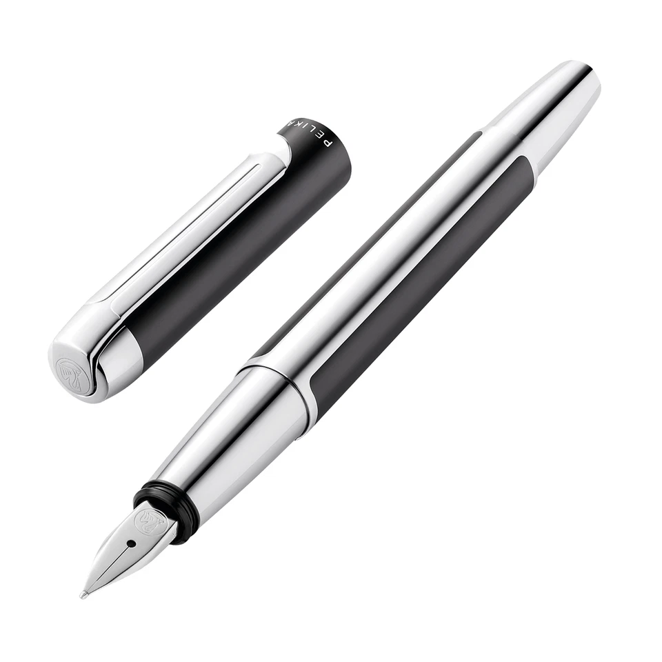 Caneta-tinteiro Pelikan Pura Series P40 em antracite - ponta larga - Nova na caixa - Imagem 1 de 1