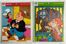 Vintage Whitman Frame Tray puzzle Little Lulu and Zookeeper